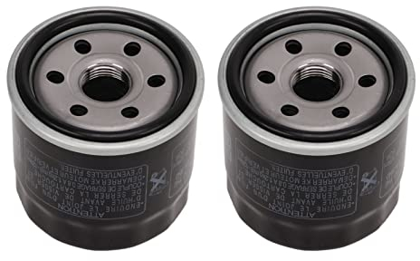 Ölfilter, 2 Stück 136-7848, 120-4276, 127-9222 Ersatz-Motorölfilter mit Metalldichtung für Toro-Einzylinder- und V-Twin-Motoren, TimeCutter, TITAN HD, Z Master Aufsitzmäher