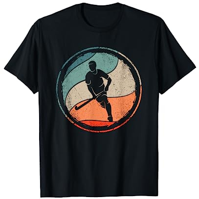 Feldhockey Vintage Hockeyspieler Herren Jungen Hockey T-Shirt