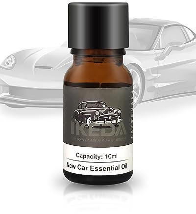 Auto Lufterfrischer Öle Refills丨10ml 100% natürliche Duft ätherisches Öl丨Aromatherapie Öle für Diffusor, Luftbefeuchter, Reiniger丨Duftende Öle für Haus, Auto & Yoga Raum (new car)