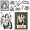 craspire Weihnachtsfee-Winkel, Durchsichtige Gummistempel, Frohe Weihnachten, Glocke, Urlaub, Transparente Silikon-Siegel, Stempel, Weihnachten, Journaling, Kartenherstellung, DIY, Scrapbooking