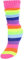 CTM Damen Super Soft Slouch Socken (1 Paar), Neon-Regenbogenfarben, Einheitsgröße