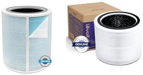 LEVOIT Core 400S Air Purifier Smoke Remover 4-in-1 Replacement Filter, Activated Carbon & Core 200S Air Purifier Replacement Filter, 3-in-1 Filter, High-Efficiency Activated Carbon