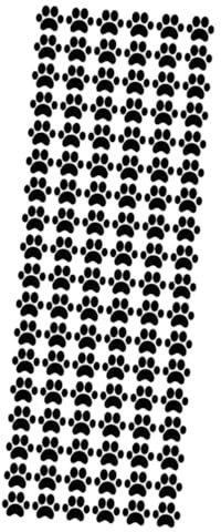 BESTonZON Entfernbare Aufkleber 147 Stk Wandtattoo Hund Pfote Aufkleber Kinder Pvc Baby Mode Hundepfotenabdruck Wandaufkleber