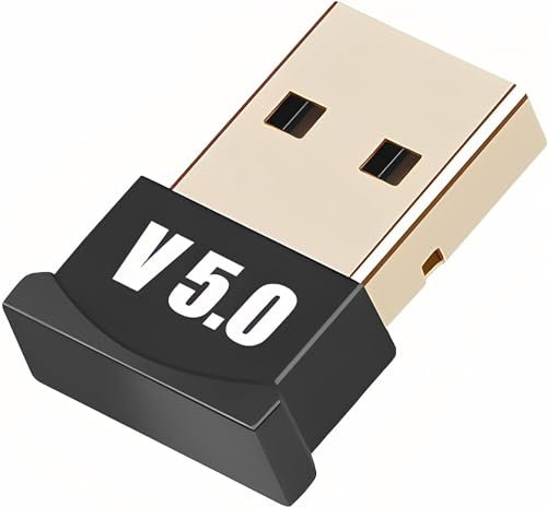 USB Bluetooth 5.0 Adapter Wireless Dongle Transfer Receiver, for PC Laptop-Receiver for 10/8/8.1/7/,Wireless Long Range Bluetooth Receiver, High-Speed USB Bluetooth 5.0 Adapter Wireless Plug-and-Play