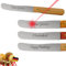 Solingen Messer personalisiert Buche, eigene Gravur, Geschenk, persönlich, Premium Buckelmesser, Klinge rostfrei, Küchenmesser extra scharfe, Dünnschliff & Handabzug, Made in Germany