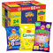 60+3 Bags Crisps Multipack Box Bulk Buy - Variety of 60 Crisps Snacks Box with EXTRA 3 x 18g French Fries Chips. Multipack Crisps for Birthday Party Food, Pub Snacks, Movie Night