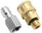 Ollanoos 2Pcs Pressure Washer Quick Connect Adapter Set, NPT 1/4 Inch Quick Connect Fittings Male Female Pressure Washer Couplers Quick Connect Fittings Stainless Steel for Pressure Washer Outlet