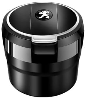 HJHYYHG Auto-Aschenbecher, für Peugeot Expert 2016-2022 Easy Clean Up Abnehmbarer Autoaschenbecher selbstverlöschender Aschenbecher,A