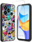 LYZXMY Cover per ZTE Blade V60 Vita (6.72) + Pellicola Protettiva in Vetro Temperato - Nero Morbido Silicone Custodia Protettivo TPU Gel Case - Monster