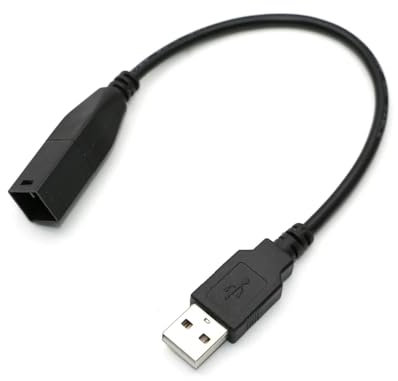 KUWAYO Compatible con el puerto de cambiador de CD de Toyota Corolla a la toma USB estándar for el cable de transferencia de enchufe de 4 pines de interfaz USB de radio de automóvil Mazda Forester(USB