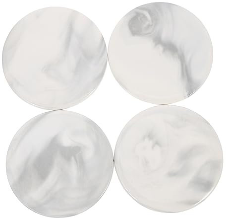 MAGICLULU 4piezas Posavasos Originales De Mármol De Cerámica y Madera para Proteger Mesas