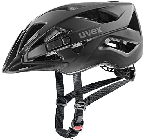 uvex Touring cc - Leichter Allround-Helm für Damen und Herren - individuelle Größenanpassung - erweiterbar mit LED-Licht - Black matt - 56-60 cm