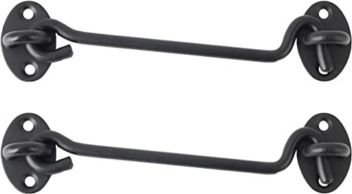 Perno de puerta, cerradura de puerta corredera, gancho de pestillo de puerta, gancho de cabina de 16 pulgadas, pestillo de ojo de acero inoxidable, ganchos de privacidad for puerta con tornillos, cerr