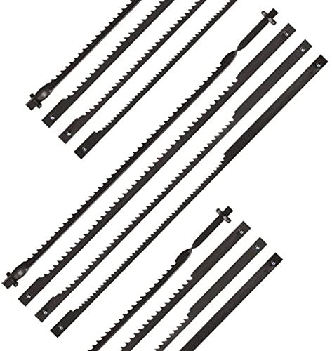 Lames de scie à chantourner épinglées, 4 , 105mm, lame de coupe du bois for scie Dremel Moto, 12 pièces(Metal)