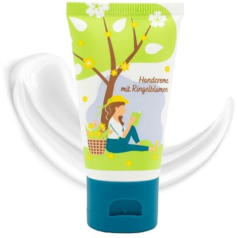 kda Handcreme mit Ringelblumen 30 ml im Frühlings Design - Frühlingsdition Frühling frisch Körperpflege Handbalsam Handpflege für rissige spröde Hände Pflege Unterwegs Geschenk Kleinigkeit (10)