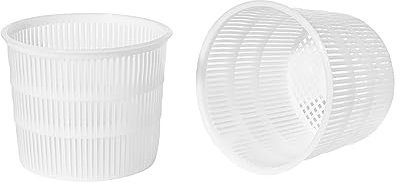 Cheese Moulds for Quark-Type Cheeses - Round Plastic Form for Paneer (10.5x8.7cm)