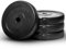 Gallant Weight Plates - 2.5kg Standard 1 Inch Vinyl Weights Discs For Men Women - Weight Plate Set for Lifting Dumbbells Barbell Home Gym Fitness Training Equipment (Black, 2.5 x 4)