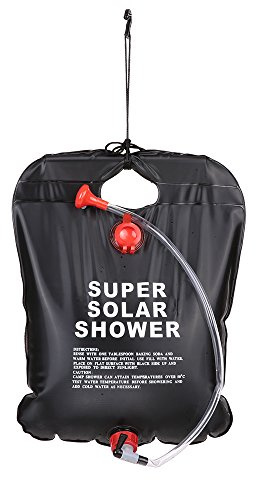 10L Camping randonnée Sac de Douche de Camp chauffé Solaire Sac d'eau de Douche extérieure
