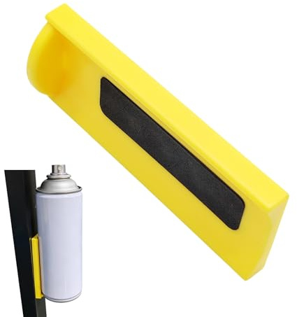 lyanny Magnetischer Halter für Aerosoldosen,Platzsparender Farbflaschen-Organizer Für Farbe & Lacke,Wandhalterung für Sprühflaschen und Spraydosen - Für Garage, Zuhause, Werkstatt, Bastelstudio sowie