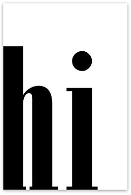 Bildershop-24 Kunstdruck Poster Bild Druck Motiv: hi 3 50x70cm