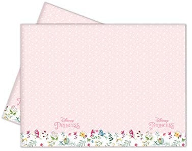 Disney Princess Party Table Cover Birthday Party Supplies Disposable Tableware, Pink, 120cm x 180cm (10020758)