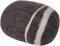 myfelt Oskar - Filz Kieselstein, Meditationskissen, Yogakissen, Dekokissen, Pouf, Dunkelbraun rund - Größe M