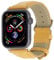 StilGut Genuine Leather Replacement Strap for Apple Watch 42/44 mm, Apple Watch Band for Apple Watch 6/SE/5/4/3/2/1, Mustard Yellow