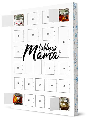 Adventskalender XXL mit Pralinen von Ferrero Lieblings-Mama artboxONE Adventskalender Typografie