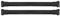 OMAC Dachträger Gepäckträger kompatibel mit Toyota Avensis Wagon 2003-2009 Aluminium Schwarz