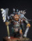 XINGCHANG Montage Unbemalt Maßstab 1/24 75Mm Axt Ork Anführer Alte 75Mm Figur Historisches Harzmodell