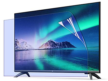 WSHA TV-Displayschutzfolie - Anti-Blaulicht- / Blendschutz-Anti-Kratz- / Anti-Fingerabdruck-Ölfleckenschutzfolie für 32-55-Zoll-LCD mit schmalem Rahmen, LED-Anzeigen,40(886 * 498mm)
