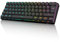 RK ROYAL KLUDGE RK61 Clavier sans Fil, AZERTY Clavier Gaming Mecanique 60% Bluetooth/2.4Ghz/USB-C Interrupteur Brun Remplaçable à Chaud Compatible avec MacBook/iPad/Mac OS/Windows PC Tablette, Noir
