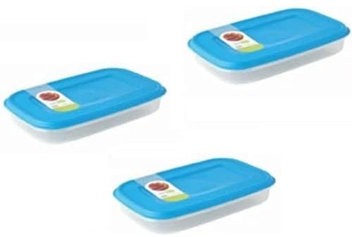 Giostyle STY740F02 Set 3 Contenitori Rettangolare Ermetici X Affettati