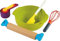 Casdon Joseph Joseph Toys Age 3+. Bake Set. Toy Kitchen Playset for Kids with Easy-Grip Rolling Pin, Whisk, Measuring Cups, and Mixing Bowl for Real Baking. For Children Aged 3+