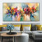 CDLV Abstrait coloré toile peinture fleur affiches et impressions mur Art photos salon décor à la maison 80x160cm (31.5x63in) sans cadre
