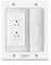 HAPYTHDA in Wall Cable Management Kit for TV, Recessed Outlet for Low Voltage Cables, TV Cable Hider Wall Kit, Cord Hider for Wall Mount TV, Wall Cable Management Box for Home & Office, White