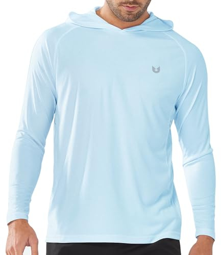 NORTHYARD Men's Sun Hoodie UPF 50+ Long Sleeve Fishing Shirts Lightweight