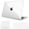 NPUOLS Custodia Protettiva per 2024-2021 MacBook Pro 16 Pollici Cover M4 M3 M2 M1 Pro Max A3403 A3186 A2991 A2780 A2485, 16,2 Cristallo Rigide Protection Custodia e Sottile TPU EU Tastiera Cover