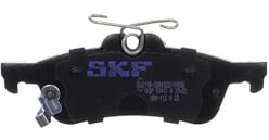 SKF Scheibenbremse Bremsbelag VKBP 90401 A - 4er Set - Position Hinterachse Höhe 77 mm Länge 134 mm Breite 83 mm Dicke 14,2 mm - OE Qualität