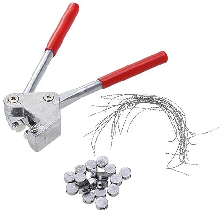 BESTonZON Lead Sealing Zangen Set Aus Plattierungsstahl Standardblei Dichtungswerkzeug Für Präzise Rohrabdichtungen Und Anwendungen Der Sanitärinstallation