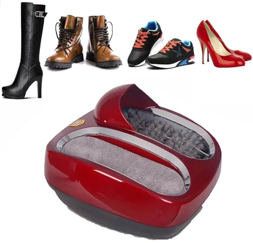 Cireuse De Chaussures, Cireuse Chaussures Automatique Avec Tampon Absorbant, Induction Entièrement Automatique Et Nettoyage Efficace, Conception À Induction Cachée, Pour Hôtels, Écoles, Hôpitaux