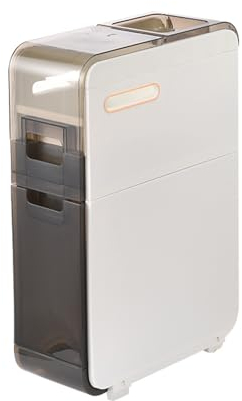 JXIPANUL Lagerschrank mit schmalem Spalt, 2/3/4-stufiger Badezimmer-Unterschrank für kleinen Raum mit durchsichtiger Schublade und Rollen, groß für das Wohnzimmer im Badezimmer zu Hause,2Ti
