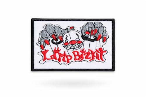 Limp Bizkit Clown Nu Metallband-Patch, bestickt, zum Aufbügeln oder Aufbügeln