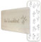 Frühstücksbrettchen personalisiert, Buche massiv - Hochwertiges Vesperbrett mit Gravur als individuelles Geschenk (Floral)