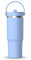 Hydrapeak Nomad Trinkbecher mit Griff und Trinkhalm-Deckel, auslaufsicher, doppelt isoliert, 950 ml, Edelstahl, Babyblau (Skyfall)