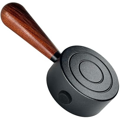 NEOUZA Espressomaschine, verbesserter Dampfhebel, kompatibel mit Breville Sage Barista Express BES870XL BES875 BES876, Aluminium, Holzgriff (schwarz)