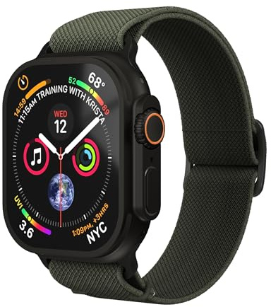 VONMÄHLEN Classic Nylon Loop – Robustes und verstellbares Nylonarmband, schweiß- und wasserbeständig, kompatibel mit Apple Watch