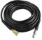 Feeshoppher Pressure Washer Extension Hose 3/8 Inch Steel for Braided Flexible Water Hose With Quick Connect Swivel For High Pressure Cleaner 2000 PSI(10M)