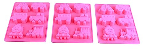 Fyearfly Thomas-Zug-Kuchenform aus Silikon zum Selberbacken – einfaches Herauslösen, ungiftig