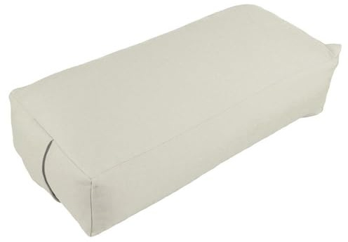 Bausinger Yogakissen Rechteckkissen, gefüllt mit Dinkelspelz (natur, 40 x 20 x 12 cm)